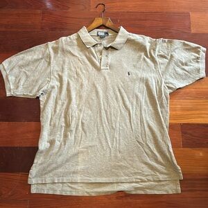 Polo Ralph Lauren mens size XXL grey with navy logo